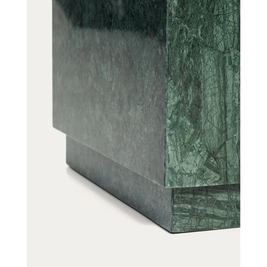 Beistelltisch Sorein aus grünem Marmor, 40 x 40 cm von Kave Home – Bild 7