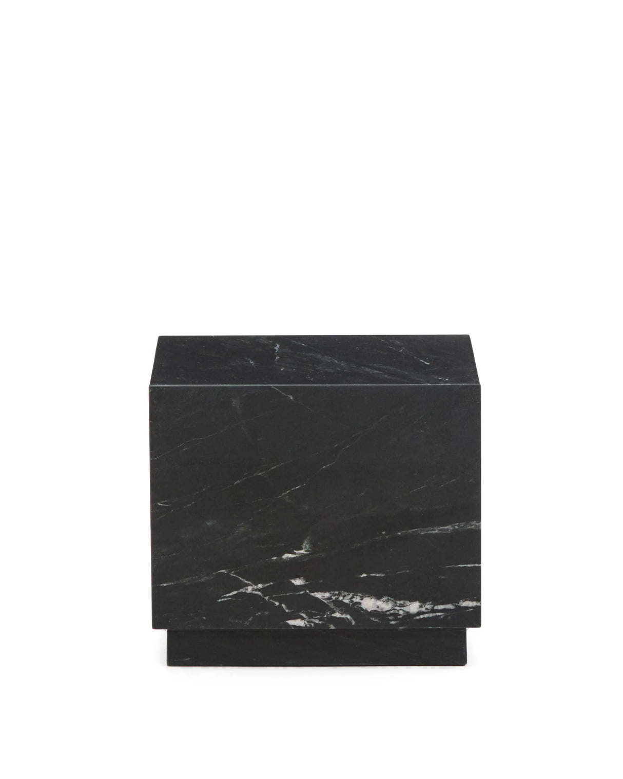 Beistelltisch Sorein aus schwarzem Marmor, 40 x 40 cm von Kave Home – Produktbild 1