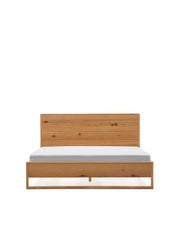 Bett Alguema aus Eichenfurnier mit naturfarbenem Finish für 160 x 200 cm grosse Matratze von Kave Home – Produktbild 9