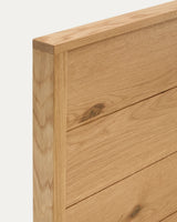 Bett Alguema aus Eichenfurnier mit naturfarbenem Finish für 180 x 200 cm grosse Matratze von Kave Home – Produktbild 3