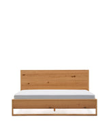 Bett Alguema aus Eichenfurnier mit naturfarbenem Finish für 180 x 200 cm grosse Matratze von Kave Home – Produktbild 9