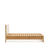 Bett Alguema aus Eichenfurnier mit naturfarbenem Finish für eine 90 x 190 cm große Matratze von Kave Home – Produktbild 11