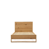 Bett Alguema aus Eichenfurnier mit naturfarbenem Finish für eine 90 x 190 cm große Matratze von Kave Home – Produktbild 6