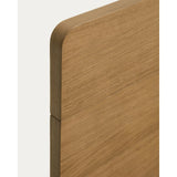 Bett Arelida aus Furnier und massivem Eichenholz mit hellbraunem Finish für Matratze 160 x 200 cm FSC Mix Credit von Kave Home – Bild 11