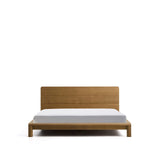 Bett Arelida aus Furnier und massivem Eichenholz mit hellbraunem Finish für Matratze 180 x 200 cm FSC Mix Credit von Kave Home – Bild 1