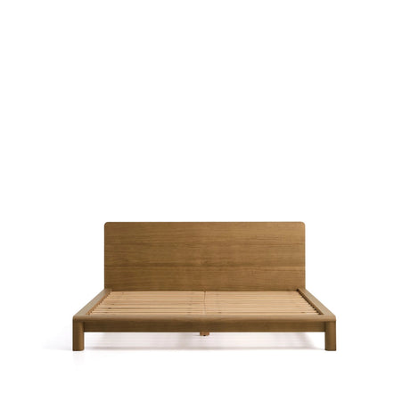 Bett Arelida aus Furnier und massivem Eichenholz mit hellbraunem Finish für Matratze 180 x 200 cm FSC Mix Credit von Kave Home – Bild 10