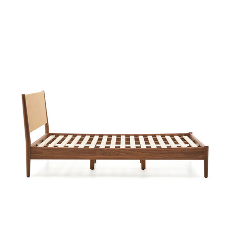 Bett Elan aus Furnier und massivem Walnussholz mit Seil Matratze 180 x 200 cm FSC Mix Credit von Kave Home – Produktbild 14