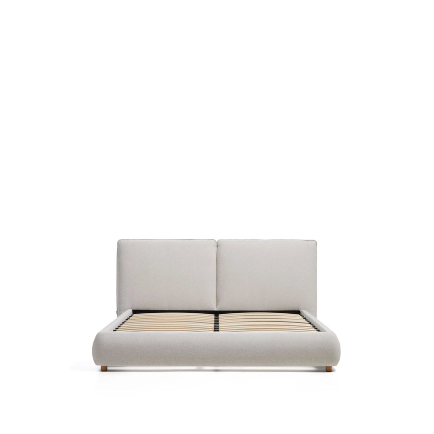 Bett Elerio mit Chenille für Matratzengröße 150 x 200 cm von Kave Home – Bild 5
