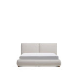 Bett Elerio mit Chenille für Matratzengröße 160 x 200 cm von Kave Home – Bild 1