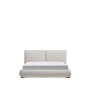 Bett Elerio mit Chenille für Matratzengröße 160 x 200 cm von Kave Home – Bild 1
