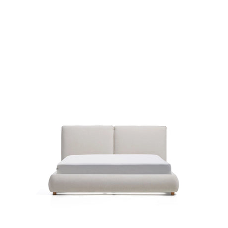 Bett Elerio mit Chenille für Matratzengröße 160 x 200 cm von Kave Home – Bild 1