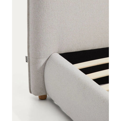 Bett Elerio mit Chenille für Matratzengröße 160 x 200 cm von Kave Home – Bild 6