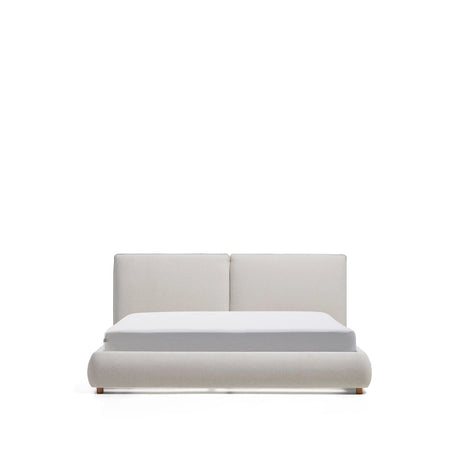 Bett Elerio mit Chenille für Matratzengröße 180 x 200 cm von Kave Home – Bild 1