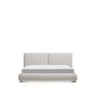 Bett Elerio mit Chenille für Matratzengröße 180 x 200 cm von Kave Home – Bild 1