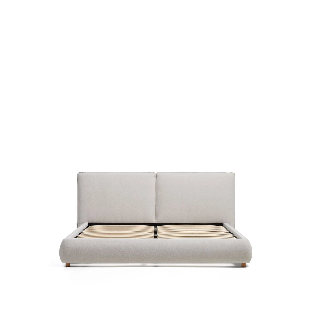Bett Elerio mit Chenille für Matratzengröße 180 x 200 cm von Kave Home – Bild 4