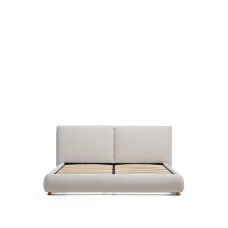 Bett Elerio mit Chenille für Matratzengröße 180 x 200 cm von Kave Home – Bild 4