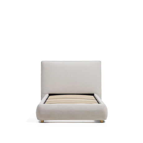 Bett Elerio mit Chenille für Matratzengröße 90 x 200 cm von Kave Home – Bild 3