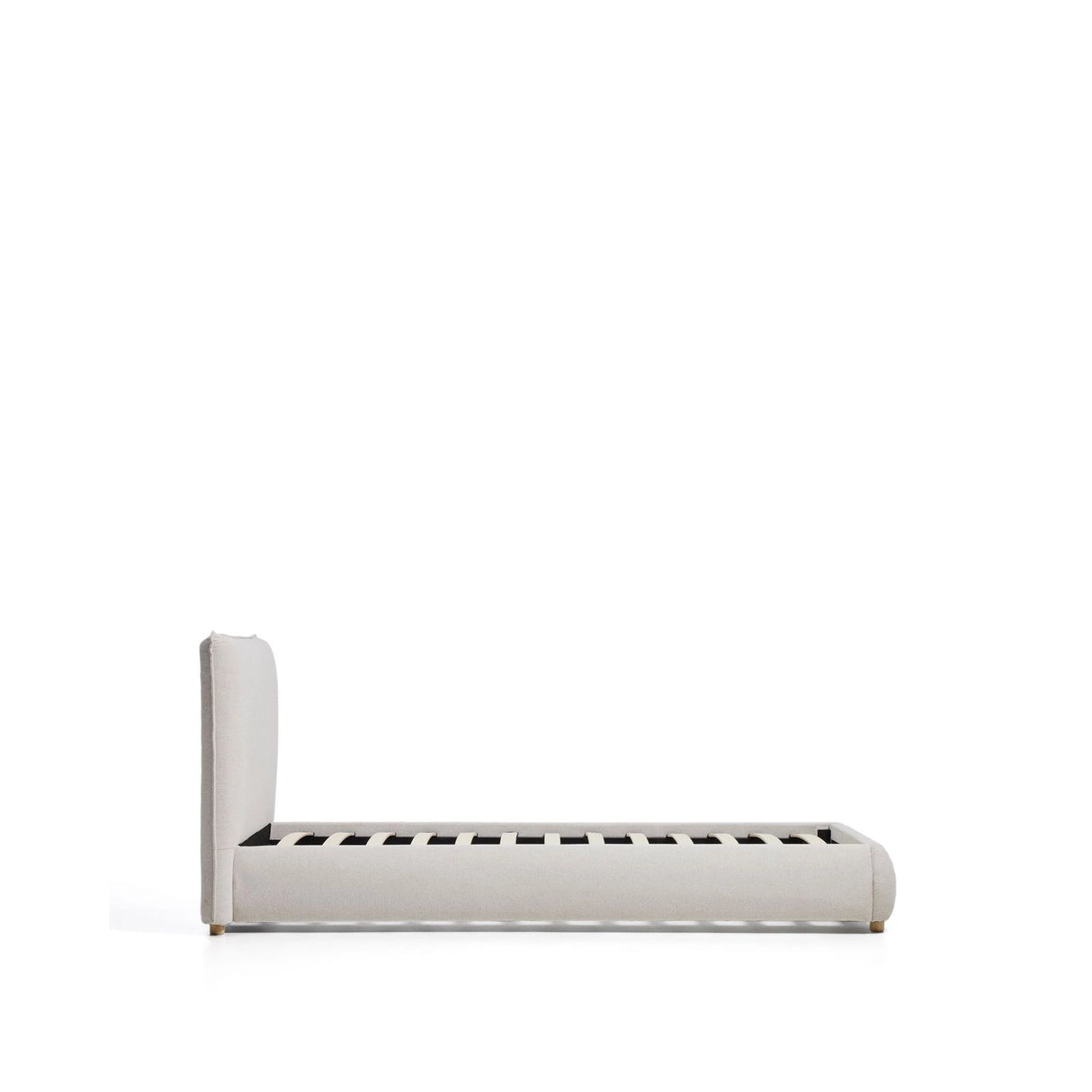 Bett Elerio mit Chenille für Matratzengröße 90 x 200 cm von Kave Home – Bild 4