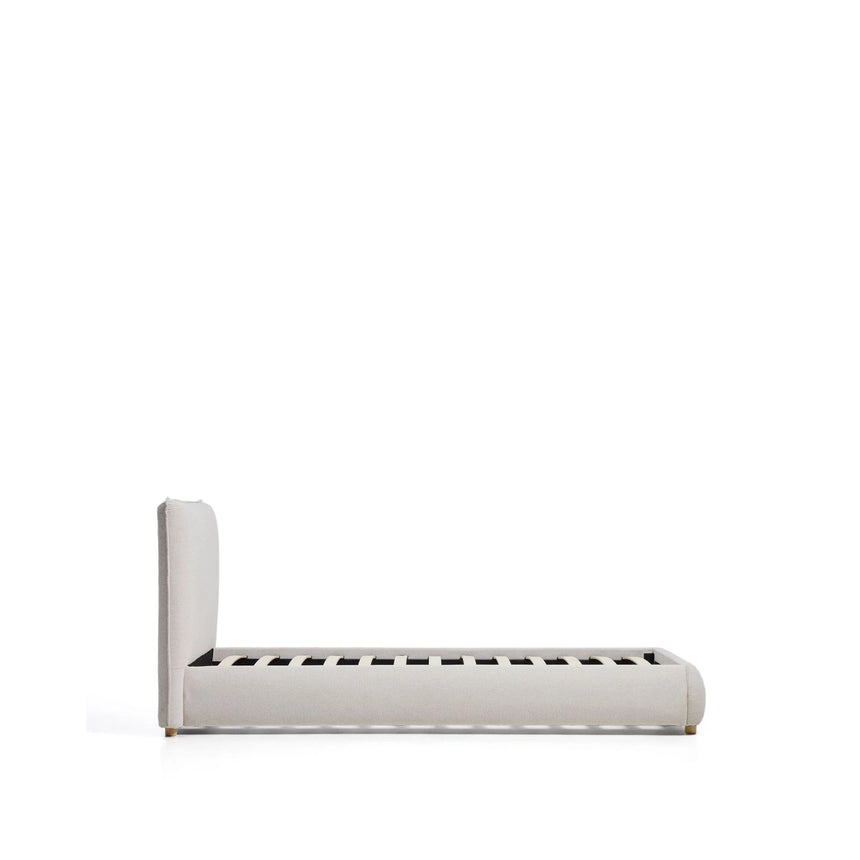 Bett Elerio mit Chenille für Matratzengröße 90 x 200 cm von Kave Home – Bild 4