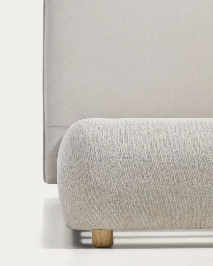 Bett Elerio mit Chenille für Matratzengröße 90 x 200 cm von Kave Home – Bild 6