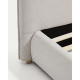 Bett Elerio mit Chenille für Matratzengröße 90 x 200 cm von Kave Home – Bild 7