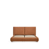 Bett Elerio mit kupferfarbener Chenille für Matratzengröße 160 x 200 cm von Kave Home – Bild 5
