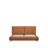 Bett Elerio mit kupferfarbener Chenille für Matratzengröße 180 x 200 cm von Kave Home – Bild 4