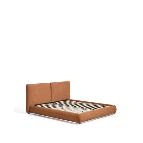 Bett Elerio mit kupferfarbener Chenille für Matratzengröße 180 x 200 cm von Kave Home – Bild 5