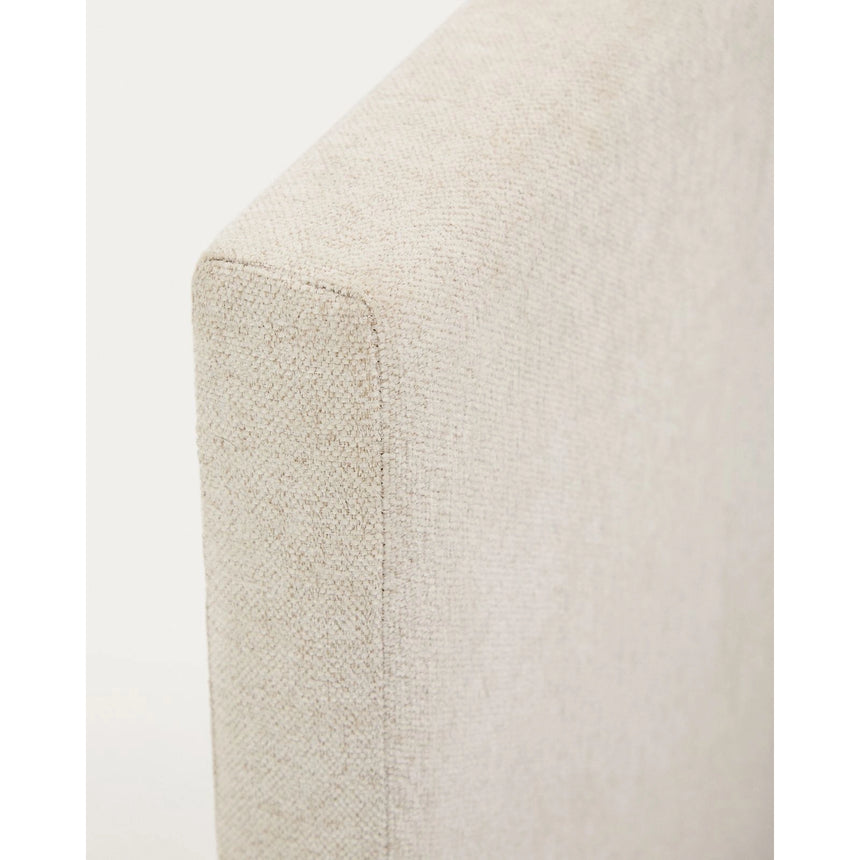 Bett Nahiri aus beigefarbener Chenille mit Klappbettkasten für eine Matratze von 150 x 200 cm von Kave Home – Bild 12