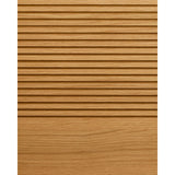 Bett Norlen aus Eichenfurnier mit naturfarbenem Finish und LED-Licht für Matratzen 160 x 200 cm FSC Mix Credit von Kave Home – Bild 14