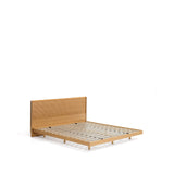 Bett Norlen aus Eichenfurnier mit naturfarbenem Finish und LED-Licht für Matratzen 180 x 200 cm FSC Mix Credit von Kave Home – Bild 8