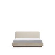 Bett Selven in beiger Chenille für Matratzen 150 x 200 cm von Kave Home – Bild 1