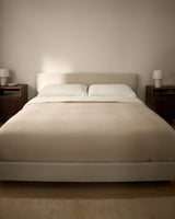 Bett Selven in beiger Chenille für Matratzen 150 x 200 cm von Kave Home – Bild 3