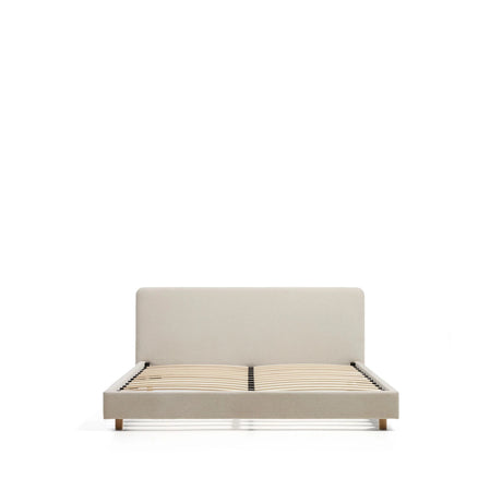 Bett Selven in beiger Chenille für Matratzen 160 x 200 cm von Kave Home – Bild 3