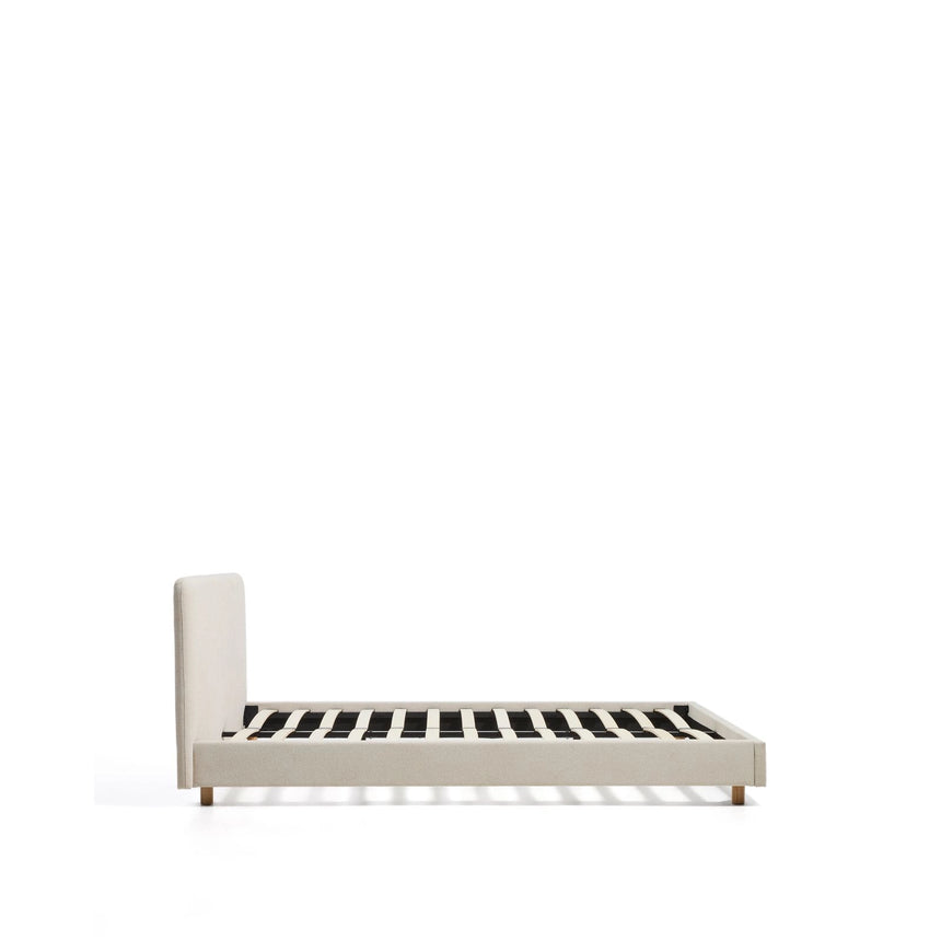 Bett Selven in beiger Chenille für Matratzen 160 x 200 cm von Kave Home – Bild 5