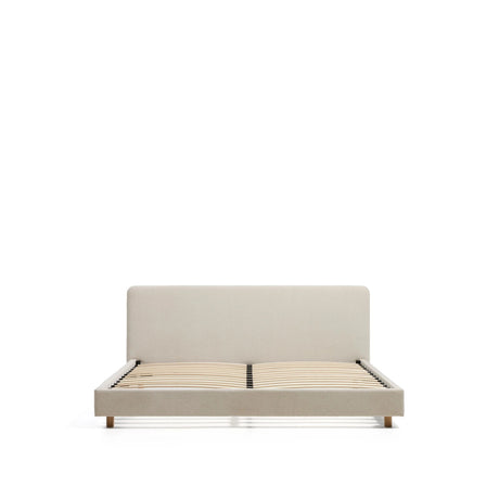 Bett Selven in beiger Chenille für Matratzen 180 x 200 cm von Kave Home – Bild 3