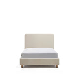 Bett Selven in beiger Chenille für Matratzen 90 x 200 cm von Kave Home – Bild 1