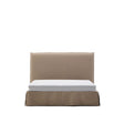 Bett mit abnehmbarem Bezug Jaira aus Leinen und Baumwolle taupe für eine Matratze von 150 x 190 cm FSC Mix Credit von Kave Home – Bild 1