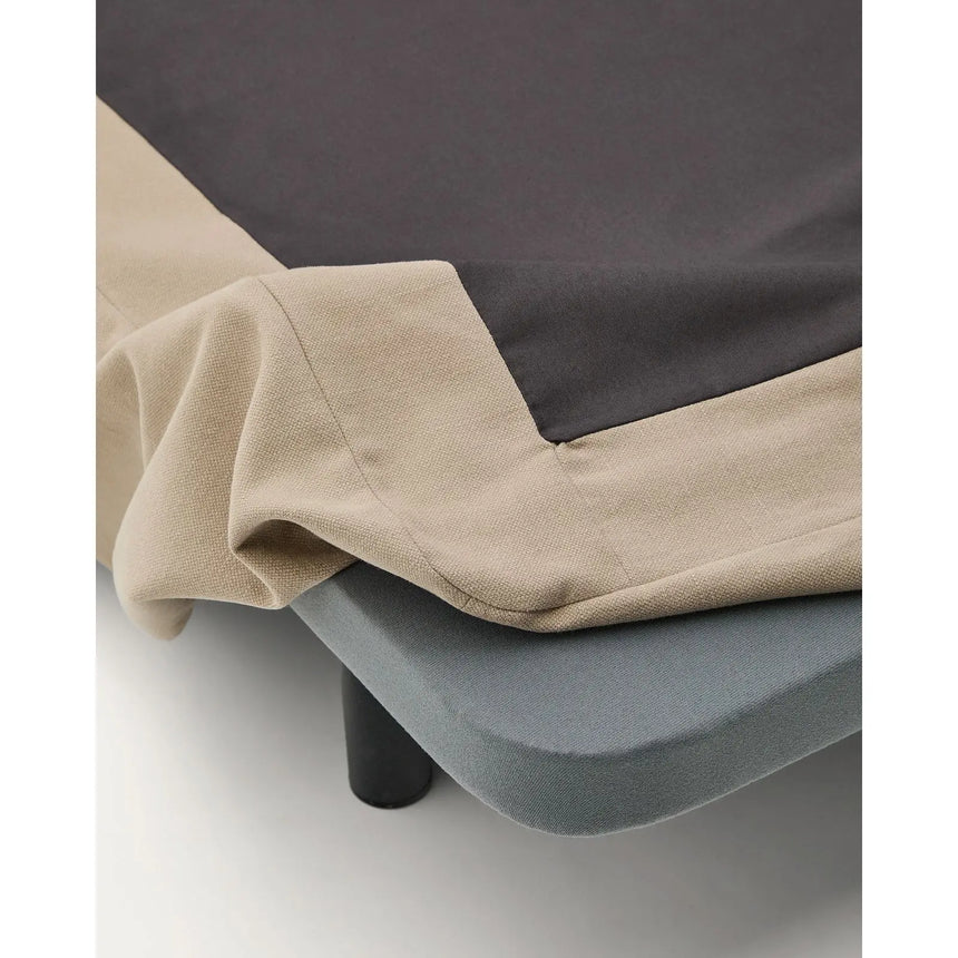 Bett mit abnehmbarem Bezug Jaira aus Leinen und Baumwolle taupe für eine Matratze von 150 x 190 cm FSC Mix Credit von Kave Home – Bild 11