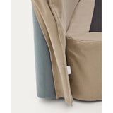 Bett mit abnehmbarem Bezug Jaira aus Leinen und Baumwolle taupe für eine Matratze von 150 x 190 cm FSC Mix Credit von Kave Home – Bild 12