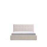 Bett mit klappbarem Bettkasten Darnela in Chenille für Matratzen 150 x 200 cm von Kave Home – Bild 1