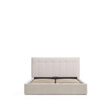 Bett mit klappbarem Bettkasten Darnela in Chenille für Matratzen 150 x 200 cm von Kave Home – Bild 4