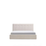 Bett mit klappbarem Bettkasten Darnela in Chenille für Matratzen 160 x 200 cm von Kave Home – Bild 1