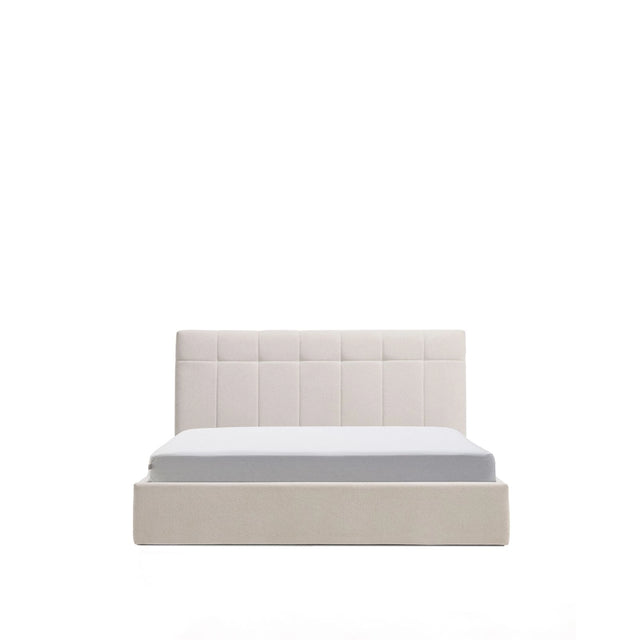 Bett mit klappbarem Bettkasten Darnela in Chenille für Matratzen 160 x 200 cm von Kave Home – Bild 1