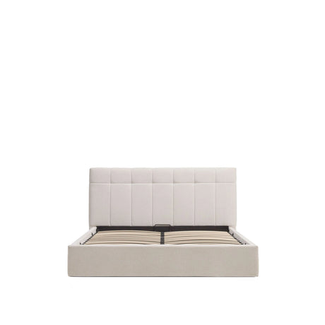 Bett mit klappbarem Bettkasten Darnela in Chenille für Matratzen 160 x 200 cm von Kave Home – Bild 3