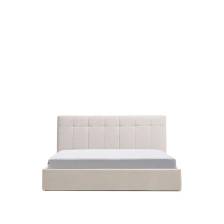 Bett mit klappbarem Bettkasten Darnela in Chenille für Matratzen 180 x 200 cm von Kave Home – Bild 1