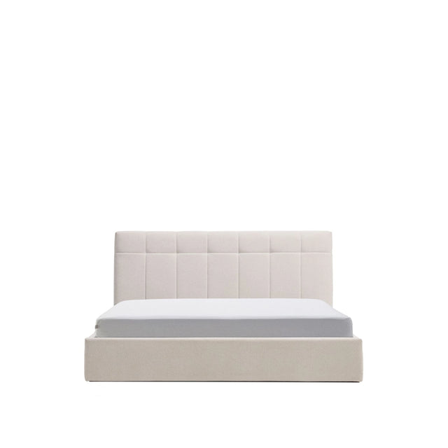 Bett mit klappbarem Bettkasten Darnela in Chenille für Matratzen 180 x 200 cm von Kave Home – Bild 1