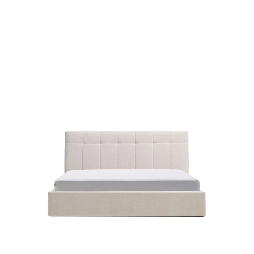 Bett mit klappbarem Bettkasten Darnela in Chenille für Matratzen 180 x 200 cm von Kave Home – Bild 1