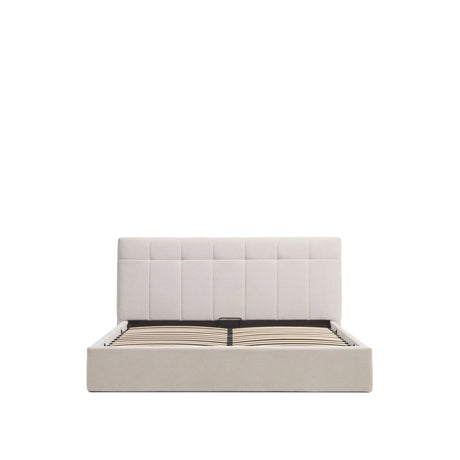Bett mit klappbarem Bettkasten Darnela in Chenille für Matratzen 180 x 200 cm von Kave Home – Bild 3
