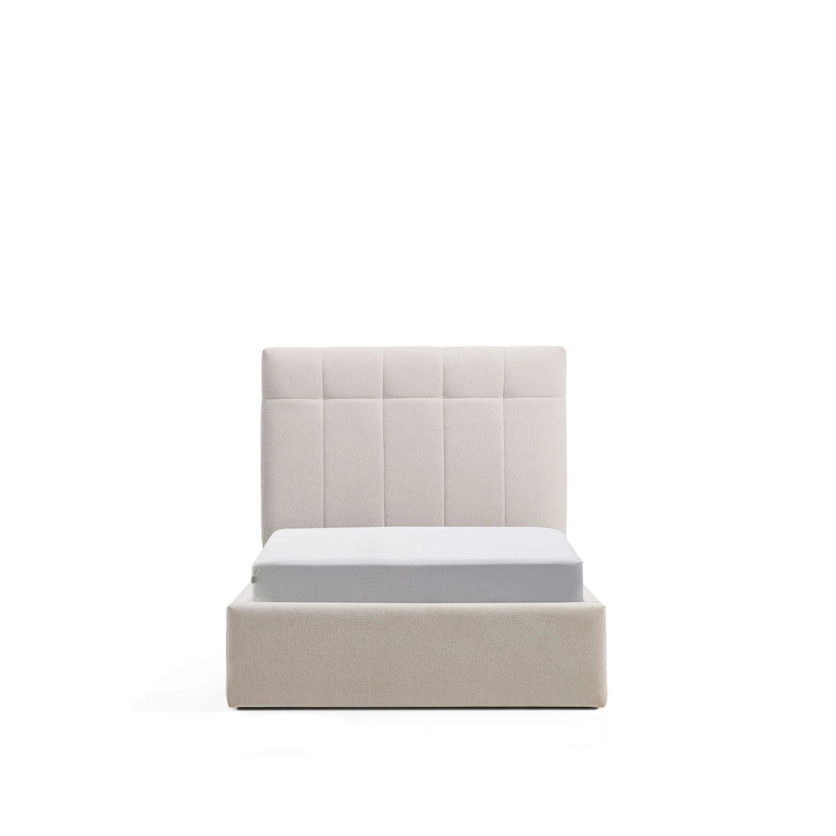 Bett mit klappbarem Bettkasten Darnela in Chenille für Matratzen 90 x 200 cm von Kave Home – Bild 1